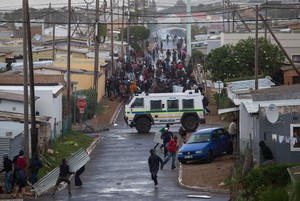 Zwelihle residents protest in Hermanus