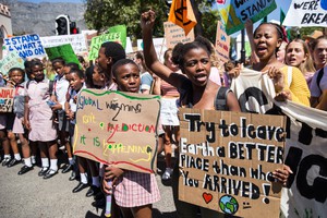 Protest for action against climate change