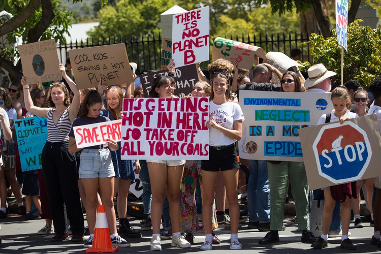 Photo of climate change protest