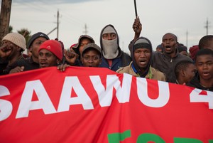 Grabouw community protests for increased wages for farm workers