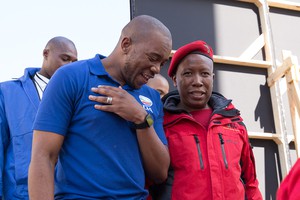 Photo of Mmusi Maimane and Julius Malema