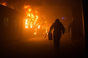 Cape Town Train Station Protest