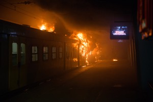 Cape Town Train Station Protest