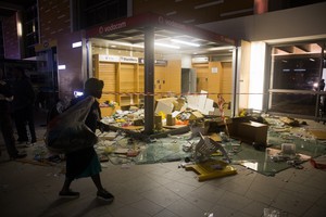 Cape Town Train Station Protest