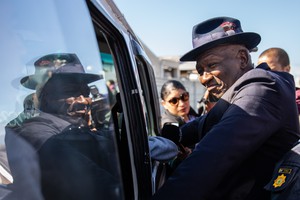 Bheki Cele Walkaround in Lavender Hill