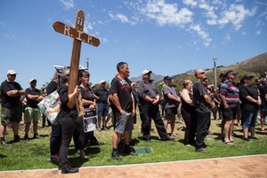 Protest against farm murders