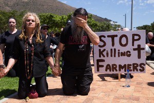 Protest against farm murders