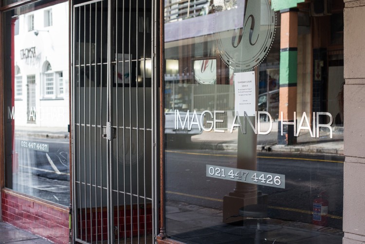 Photo of closed hair salon