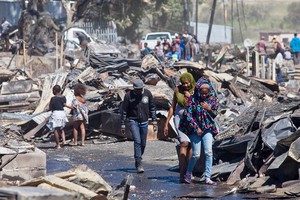 Photo of fire debris