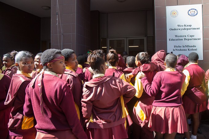 Photo of students in  uniform