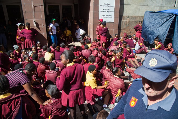 Photo of student protest