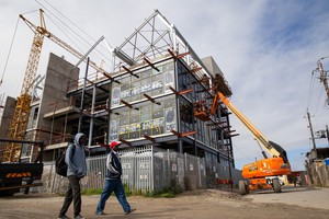 Photo of a building under construction