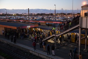 Minster Fikile Mbalula Train Ride