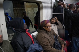 Minster Fikile Mbalula Train Ride