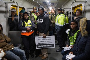 Minster Fikile Mbalula Train Ride