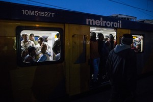 Minster Fikile Mbalula Train Ride