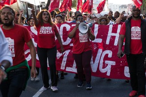 Photo of protest march