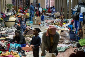 Refugees Camp Outside the UNHCR