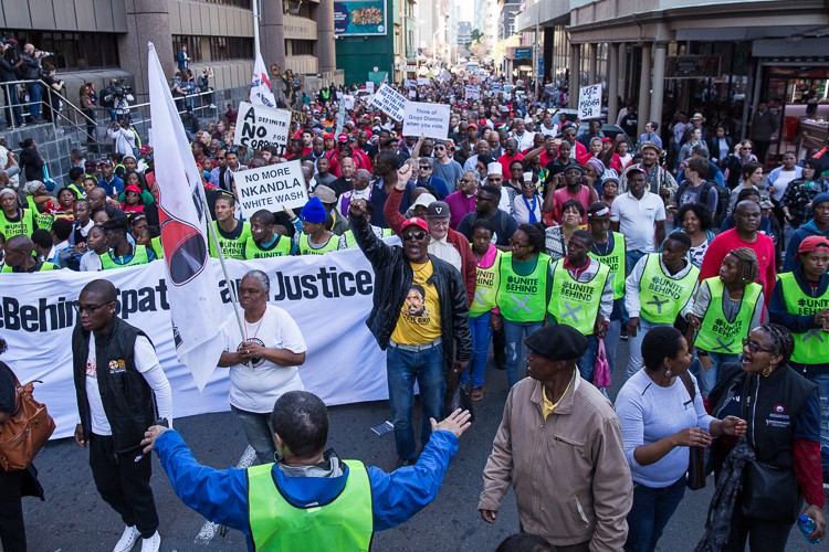 Photo of march to Parliament