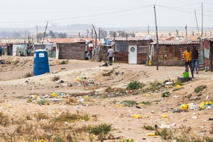 Photo of shacks