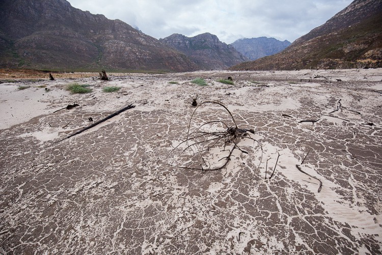 Photo of dry Berg River