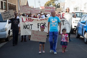 Photo of Bromwell Street protest