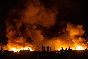 Fire in Langa