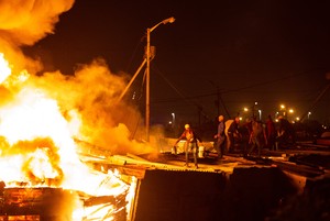 Fire in Langa