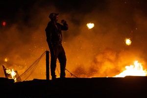 Fire in Langa