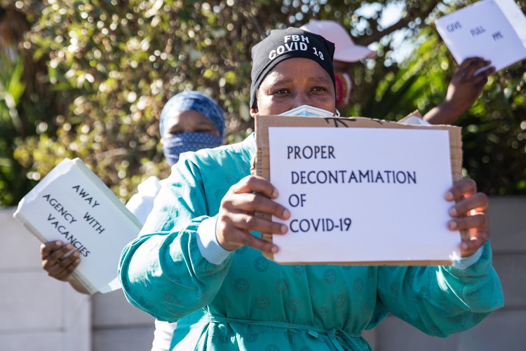 Photo of protesters