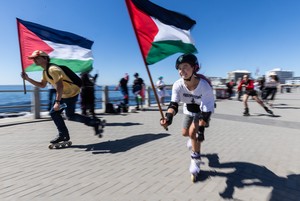 Pro-Palestine rally in Sea Point