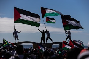 Pro-Palestine rally in Sea Point