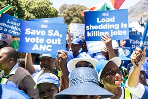 DA March against load shedding