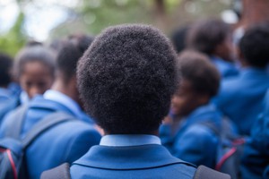 Photo of school children