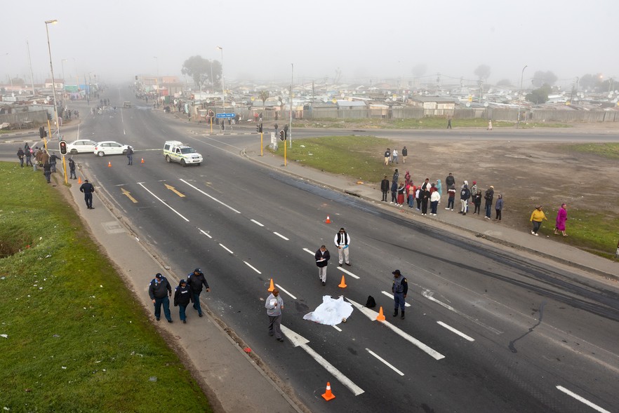 Photo of murder scene