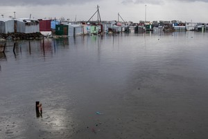 Flooding at Waterfront Informal Settlement