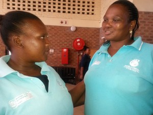 Photo of two women care workers