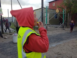 Photo of woman with whistle