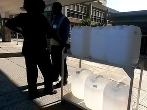 Photo of water containers