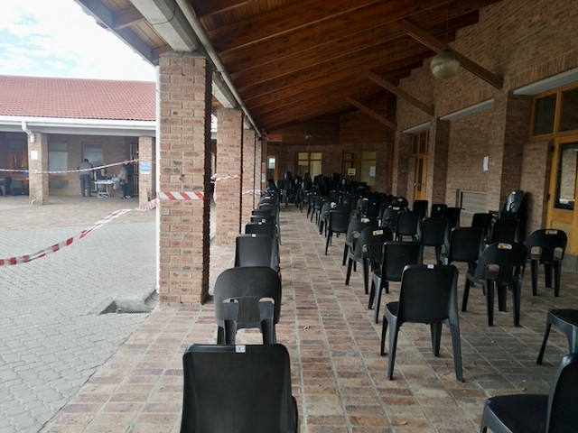 Photo of chairs in a waiting area