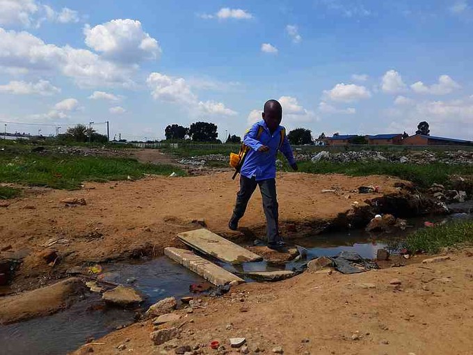 Photo of river in Diepsloot