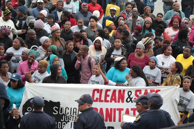 Photo of marchers in Cape Town