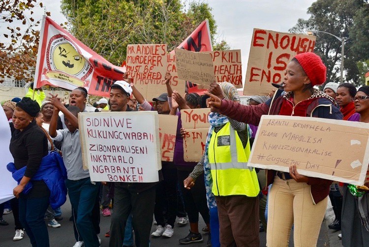 Photo of protesters