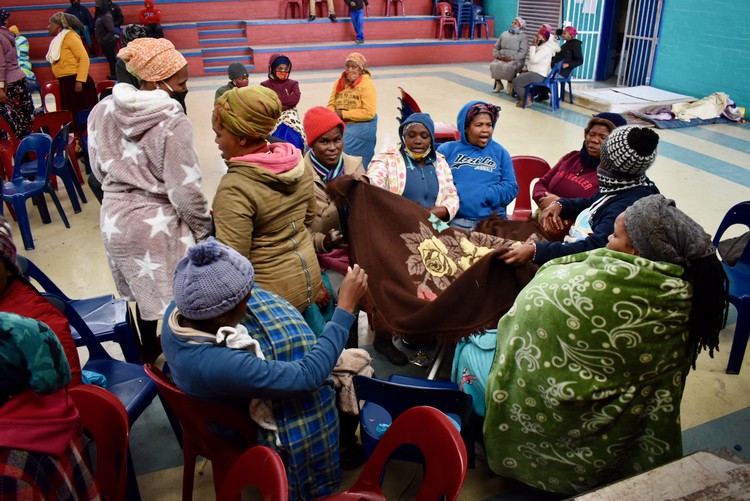 Photo of people in a hall