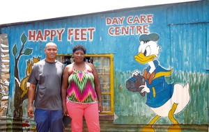 Photo of two people at Day Care Centre