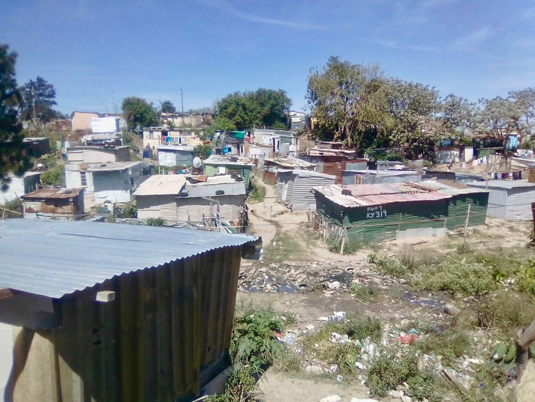 Photo of an informal settlement