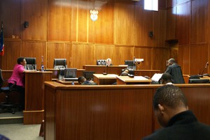 Photo of lawyer in court