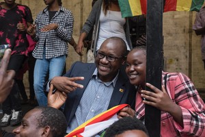 Zimbabweans celebrate call to remove Mugabe