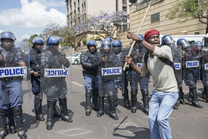 Photo of protesters