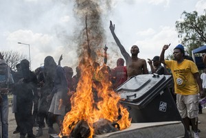 Photo of people burning things